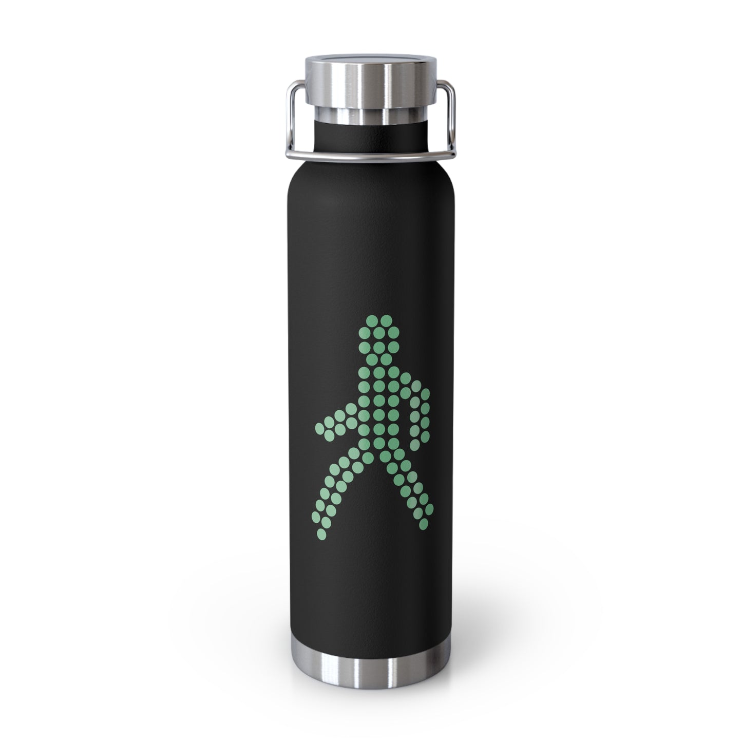 T5 Minimalist Pedestrian Walk Traffic Light Copper Vacuum Insulated Bottle