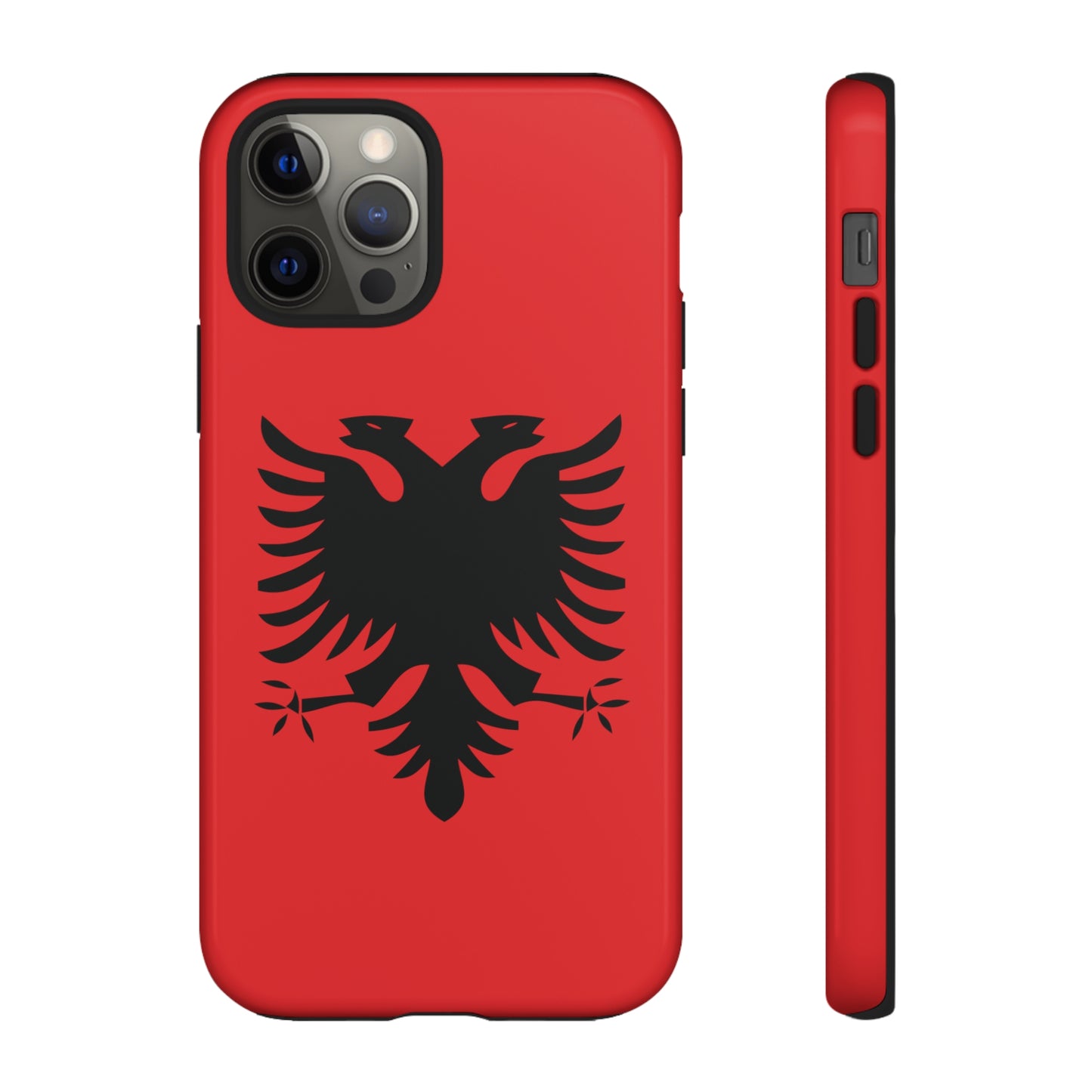 T5 Minimalist Albanian Flag Two Headed Eagle Smartphone Case