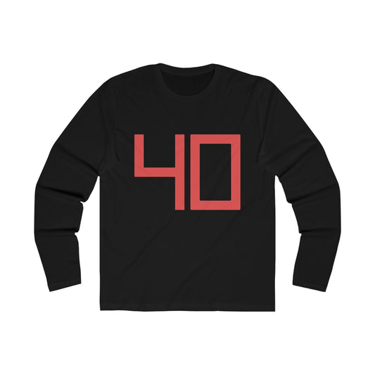 T5 Minimalist 40 Long Sleeve Crew Tee for Men