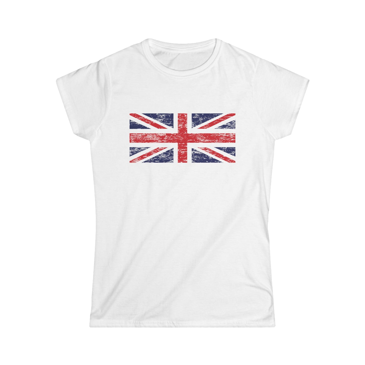 T5 Minimalist United Kingdom Flag T-Shirt for Women