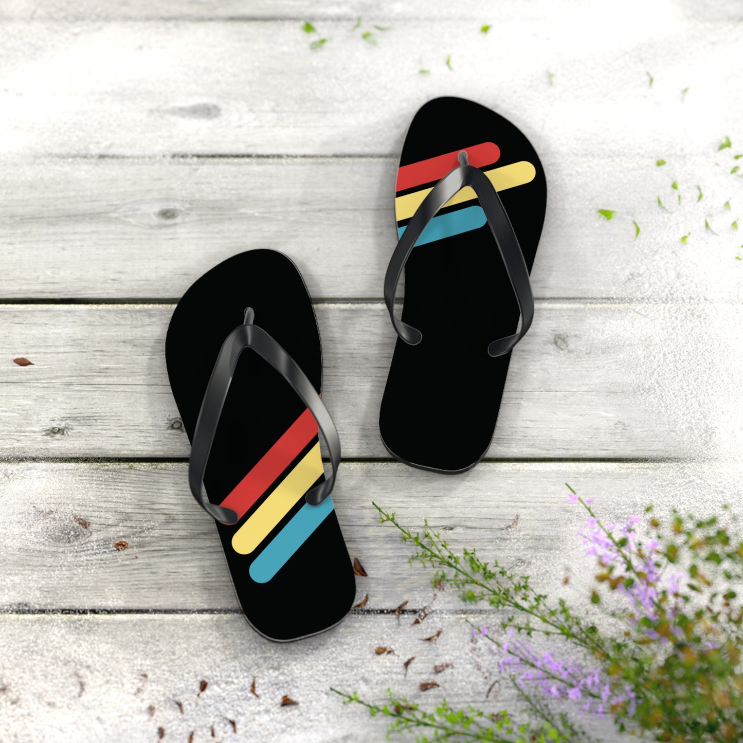 T5 Minimalist Color Bars Flip-Flops for Men