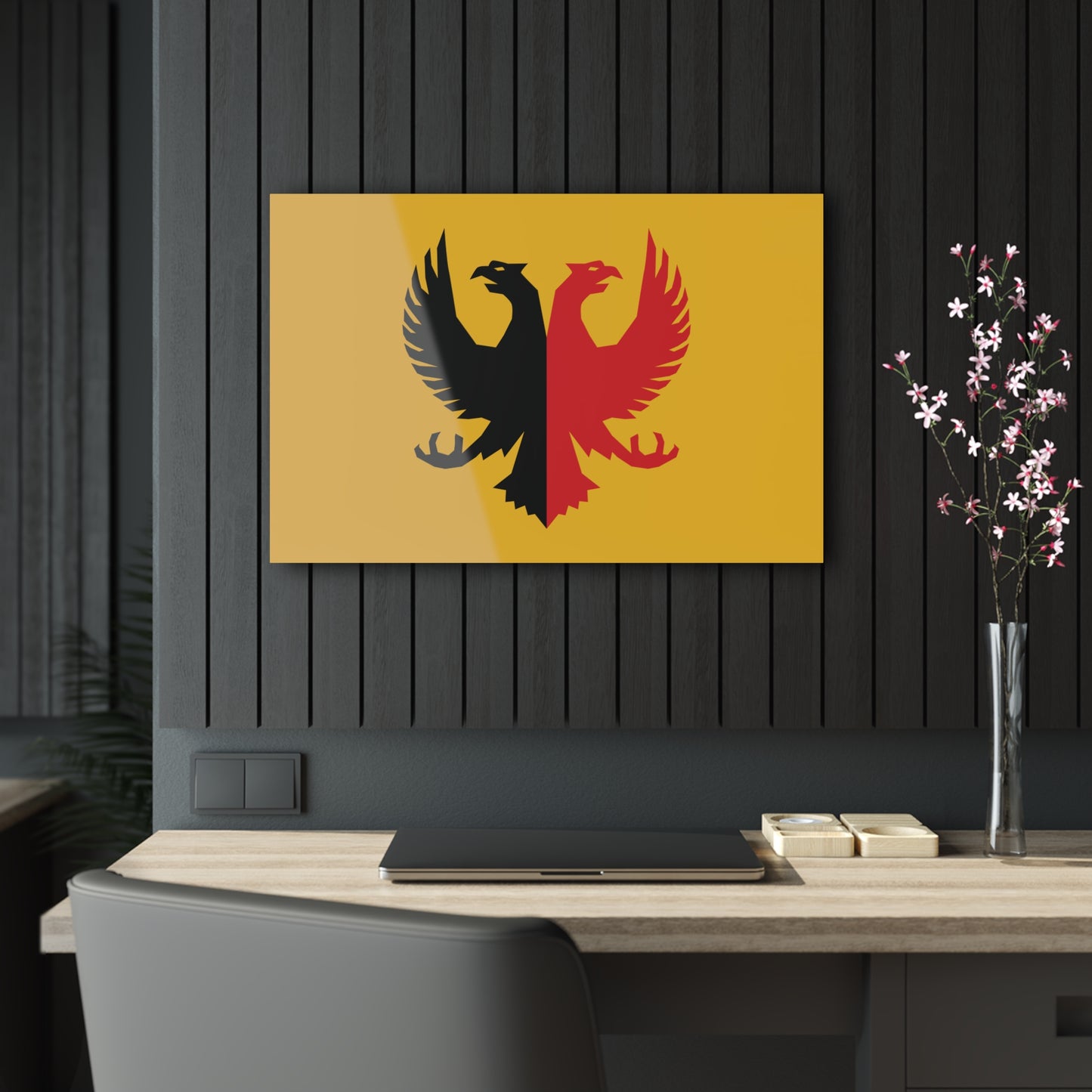 T5 Minimalist Two Headed Eagle Acrylic Print