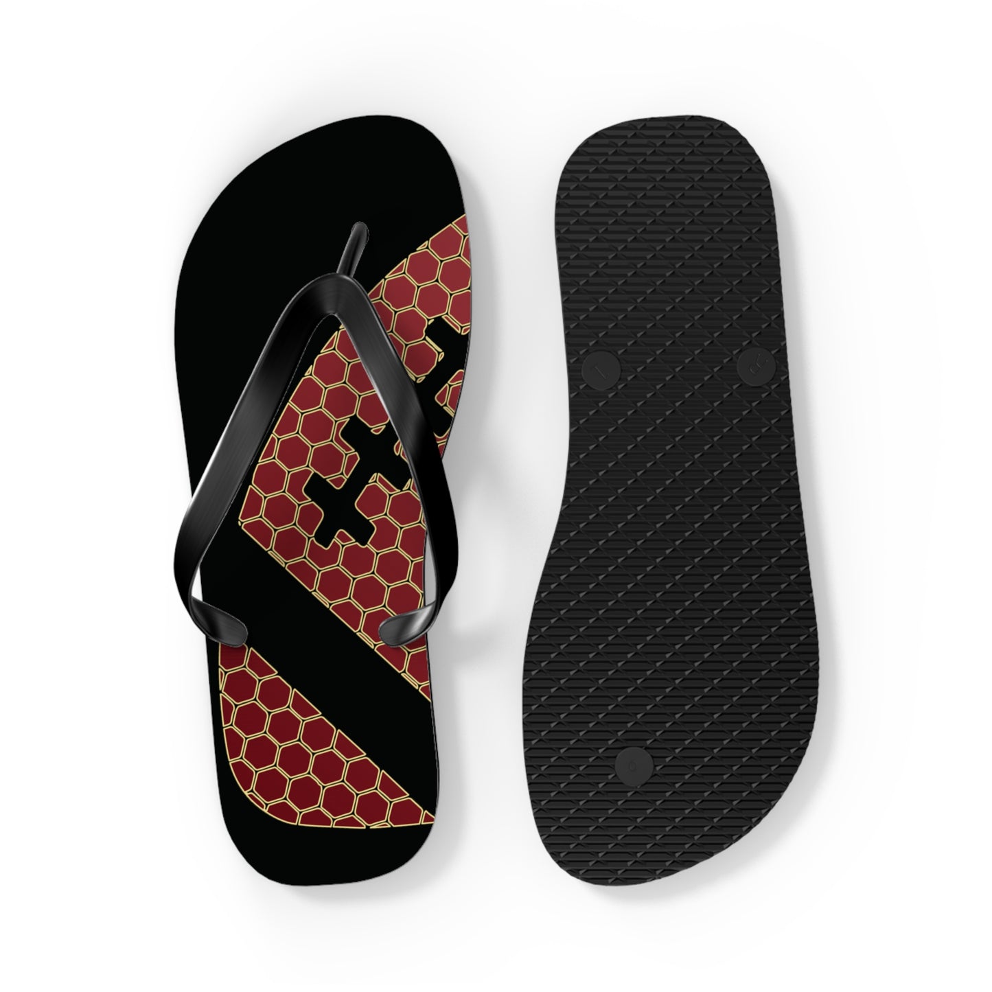 T5 Minimalist American Football Ball Flip-Flops for Men