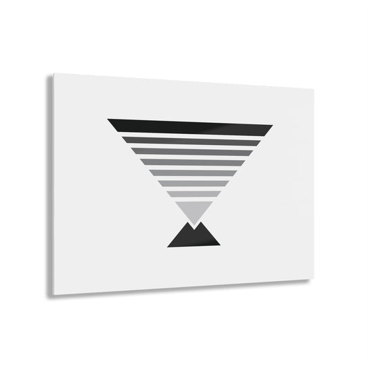 T5 Minimalist Inverted Pyramid Acrylic Print