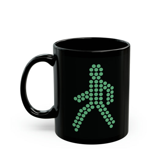 T5 Minimalist Pedestrian Walk Traffic Light Ceramic Coffee Mug