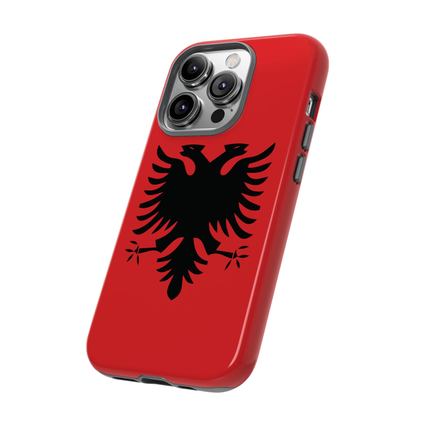 T5 Minimalist Albanian Flag Two Headed Eagle Smartphone Case