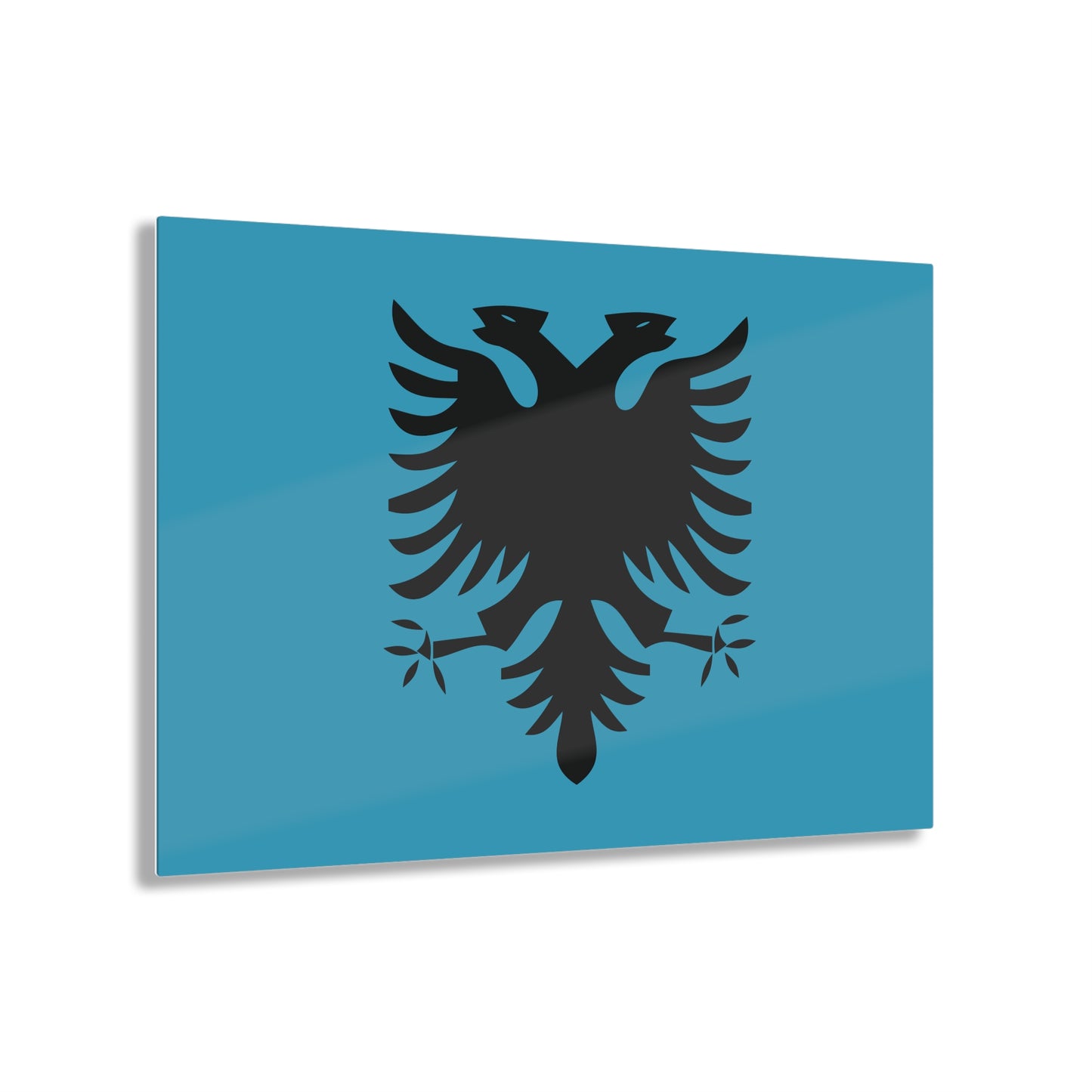 T5 Minimalist Albanian Flag Two Headed Eagle Acrylic Print