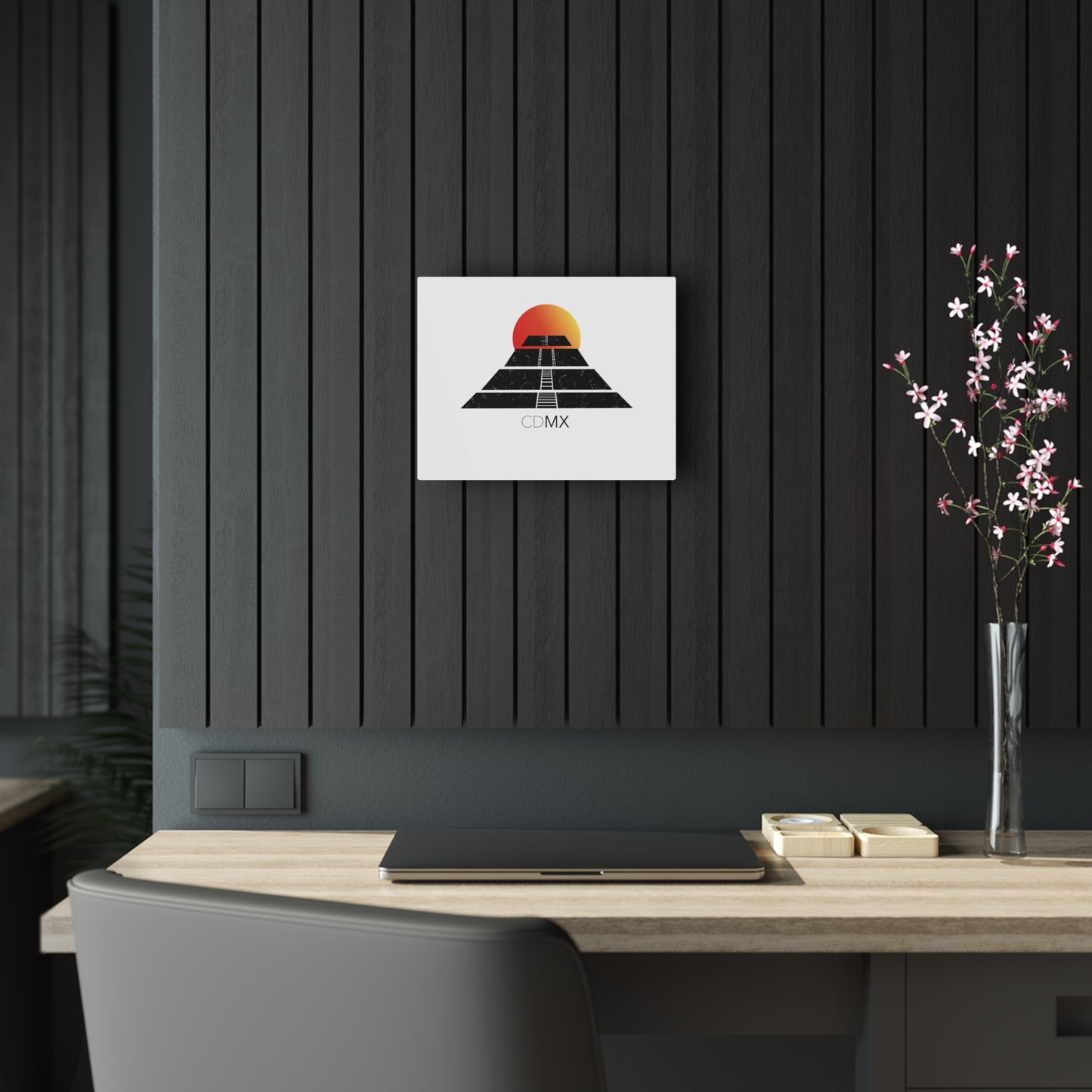 T5 Minimalist Pyramid of the Sun Acrylic Print