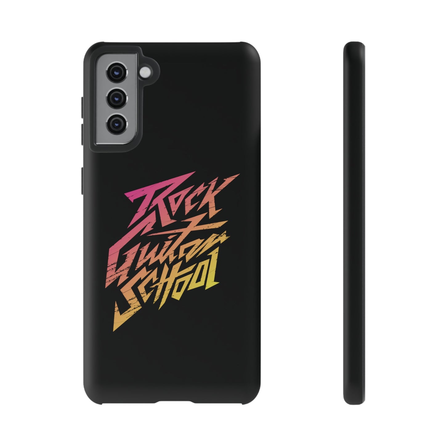 T5 Minimalist ROCK GUITAR SCHOOL Smartphone Case