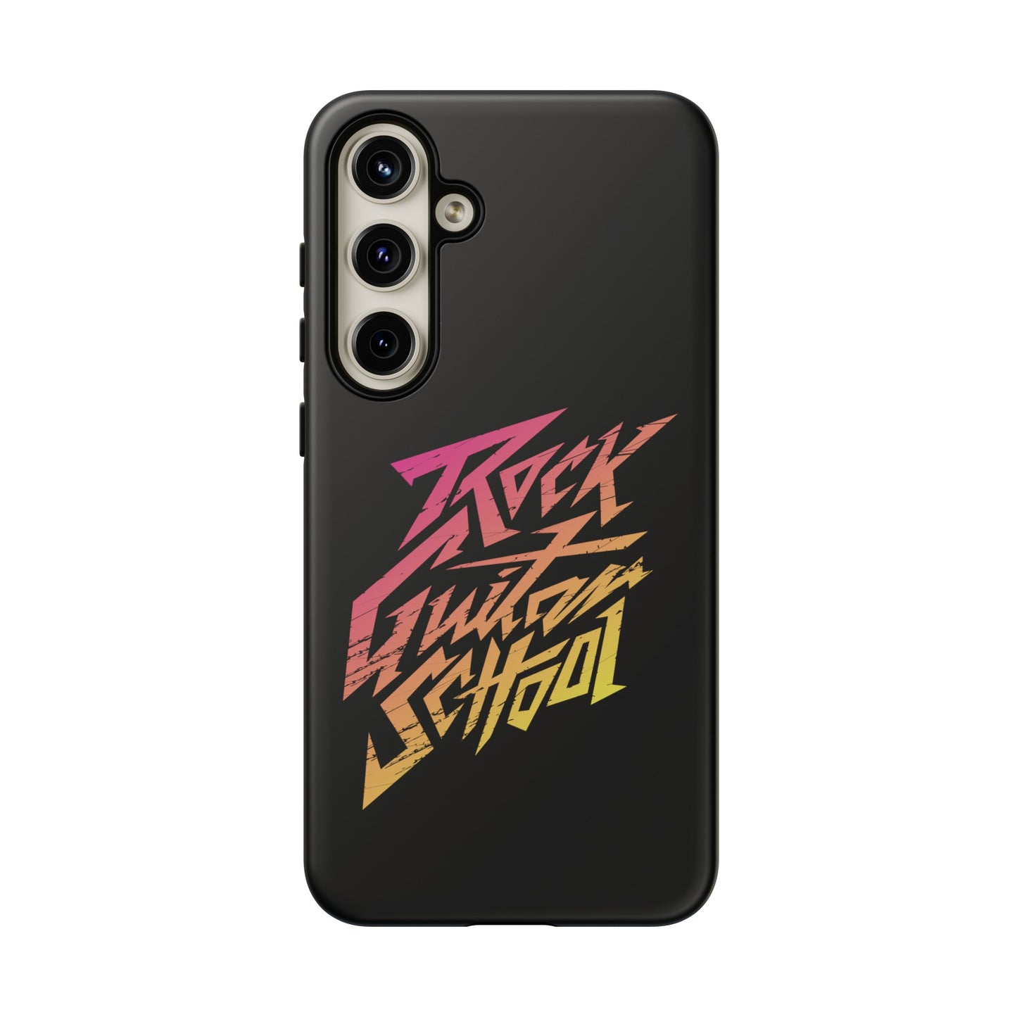 T5 Minimalist ROCK GUITAR SCHOOL Smartphone Case