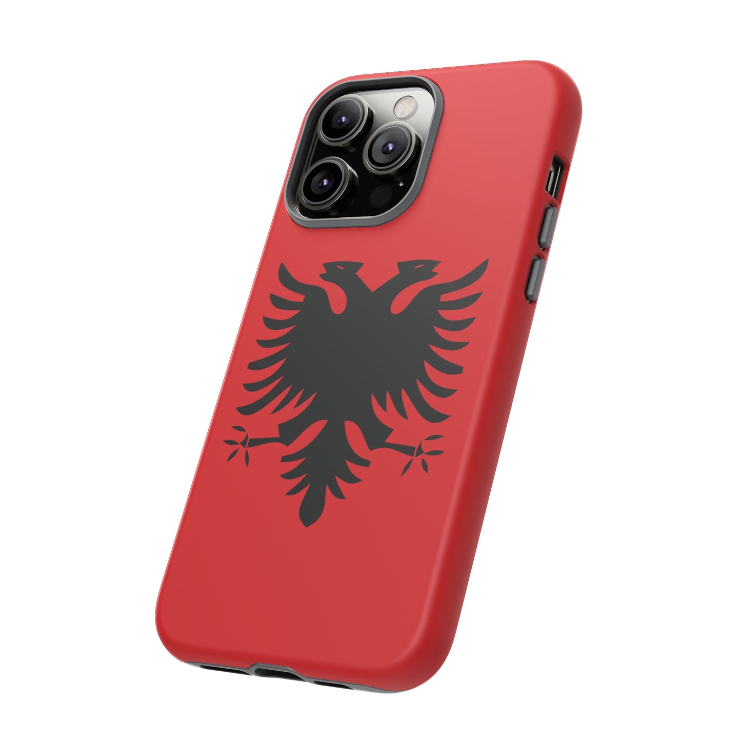 T5 Minimalist Albanian Flag Two Headed Eagle Smartphone Case