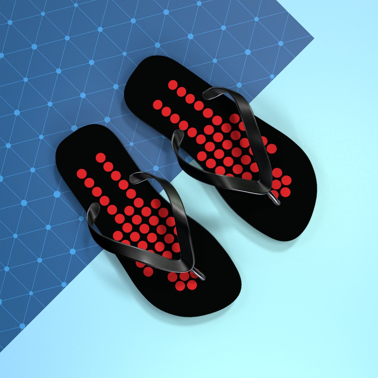 T5 Minimalist Pedestrian Stop Traffic Light Flip-Flops for Men & Women