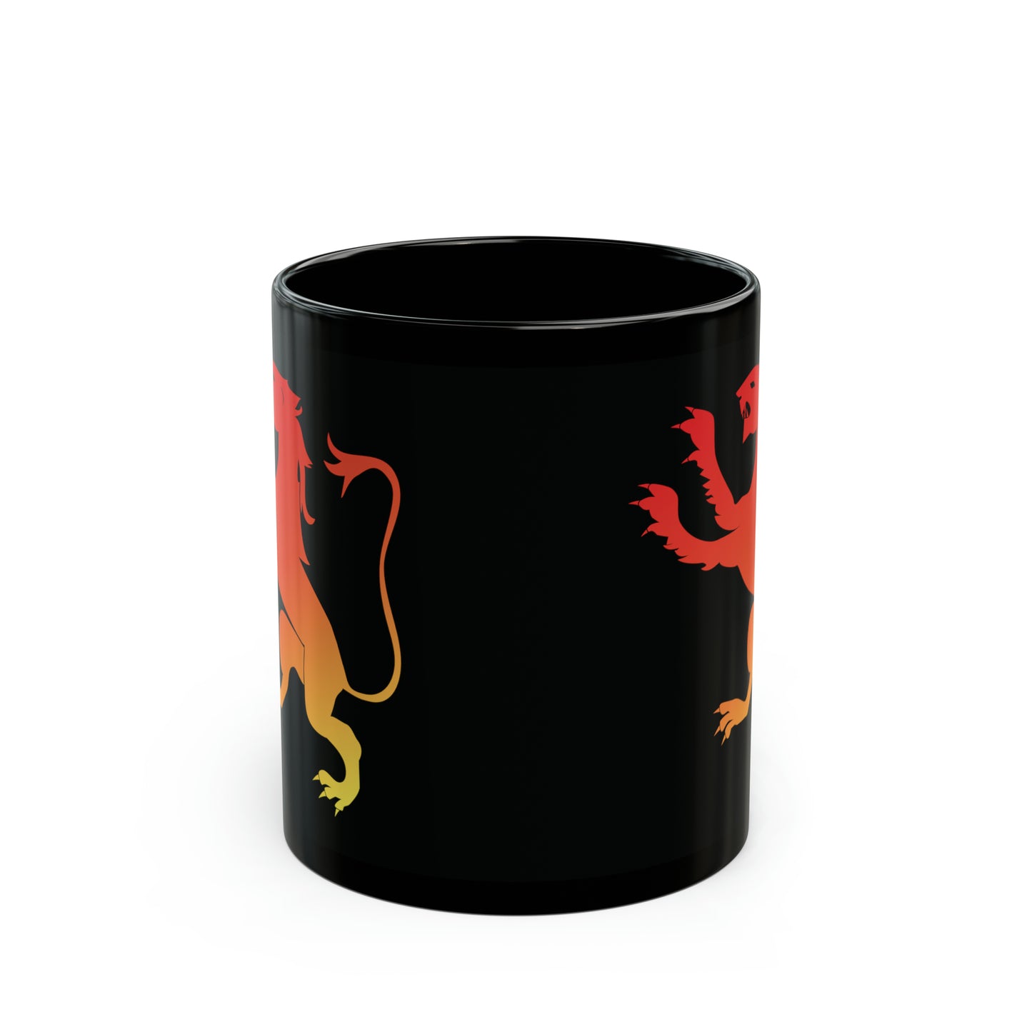 T5 Minimalist Spanish Lion Ceramic Coffee Mug