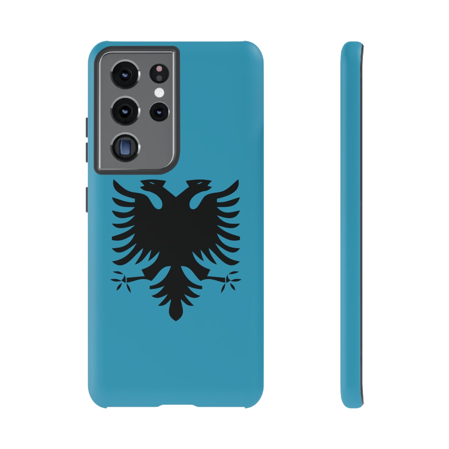 T5 Minimalist Albanian Flag Two Headed Eagle Smartphone Case