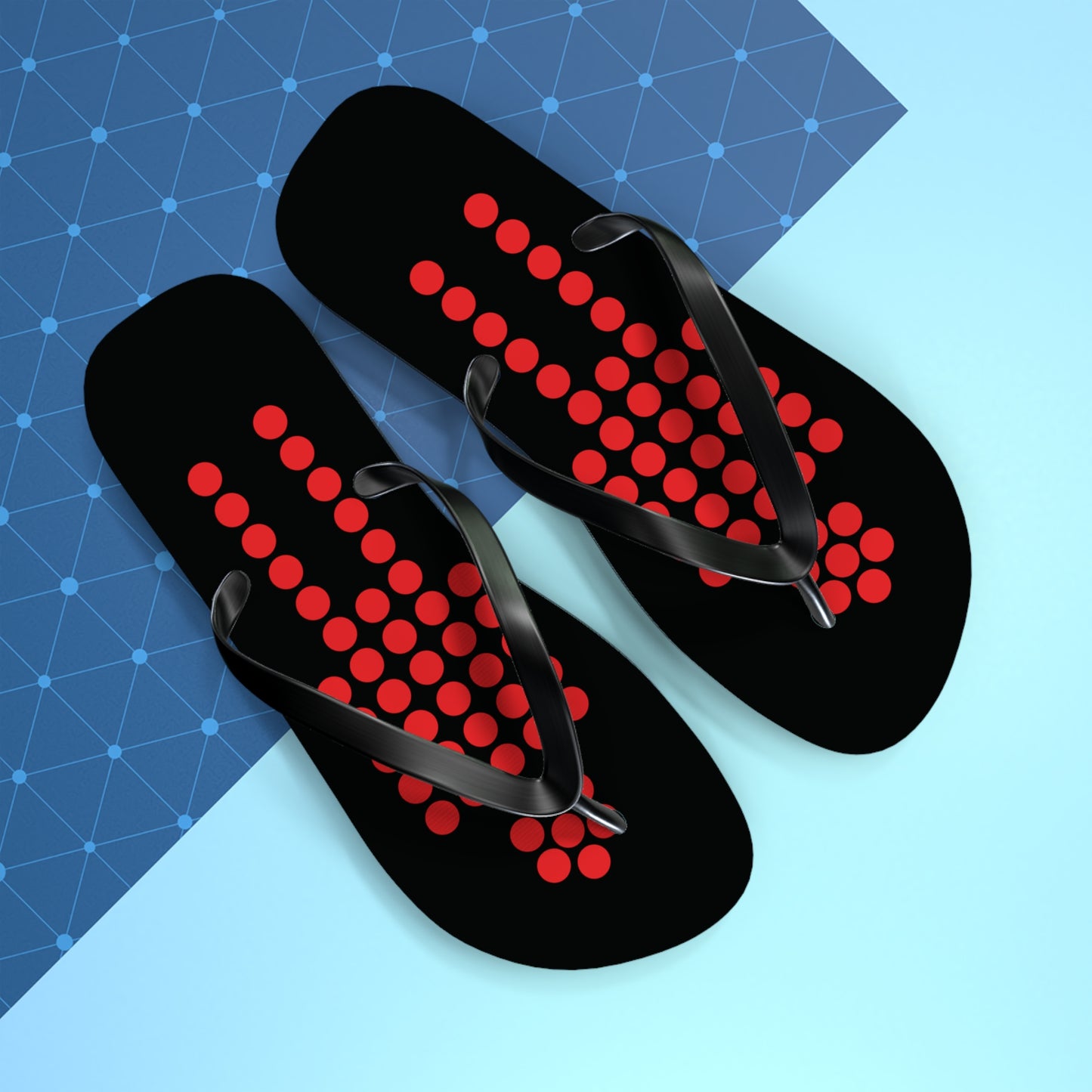 T5 Minimalist Pedestrian Stop Traffic Light Flip-Flops for Men & Women