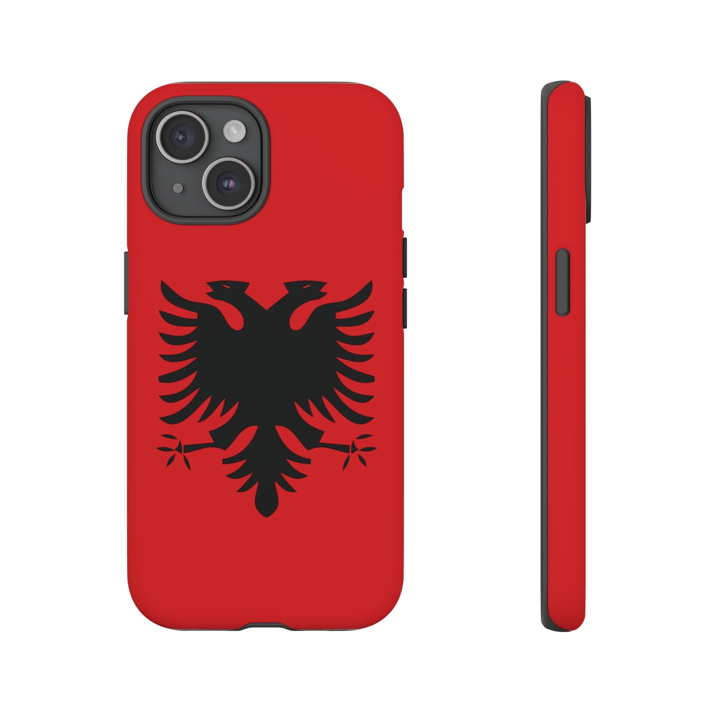 T5 Minimalist Albanian Flag Two Headed Eagle Smartphone Case