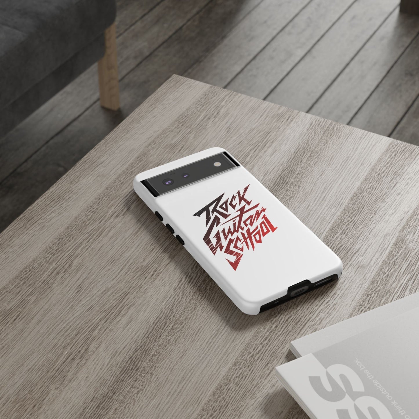 T5 Minimalist ROCK GUITAR SCHOOL Smartphone Case