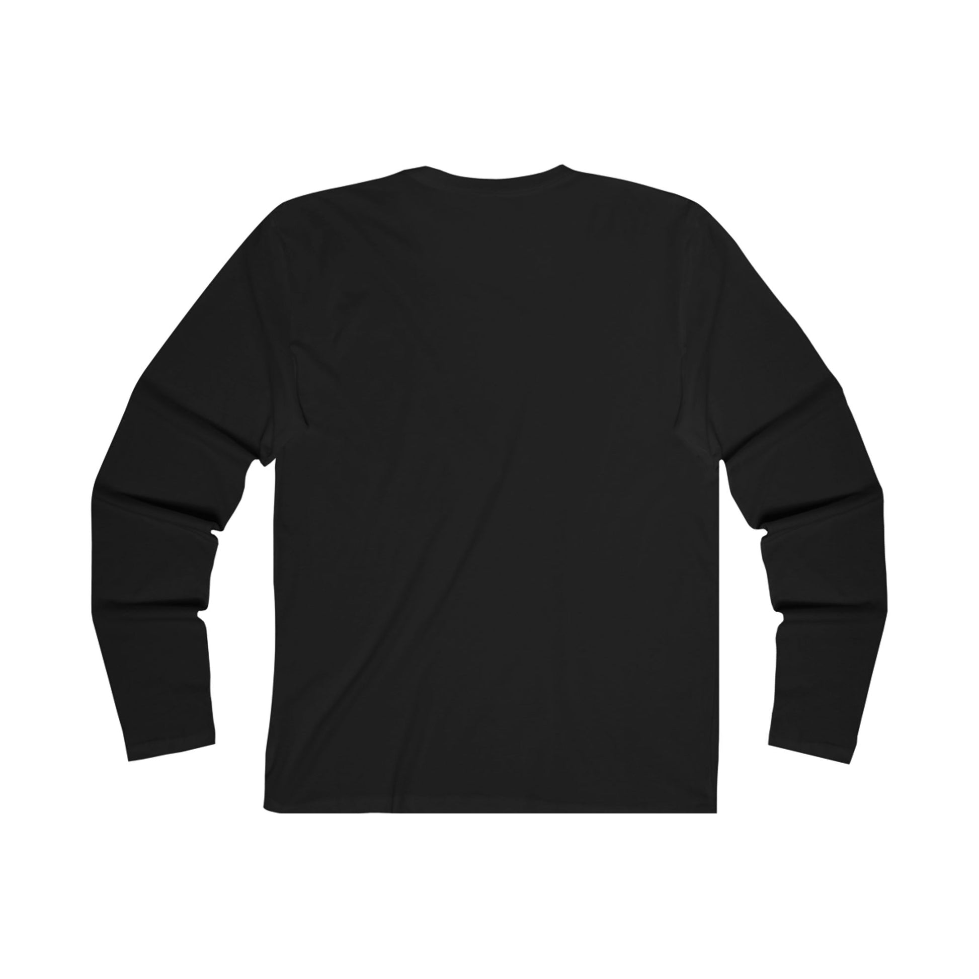 T5 Minimalist Alien Numbers Long Sleeve Crew Tee for Men