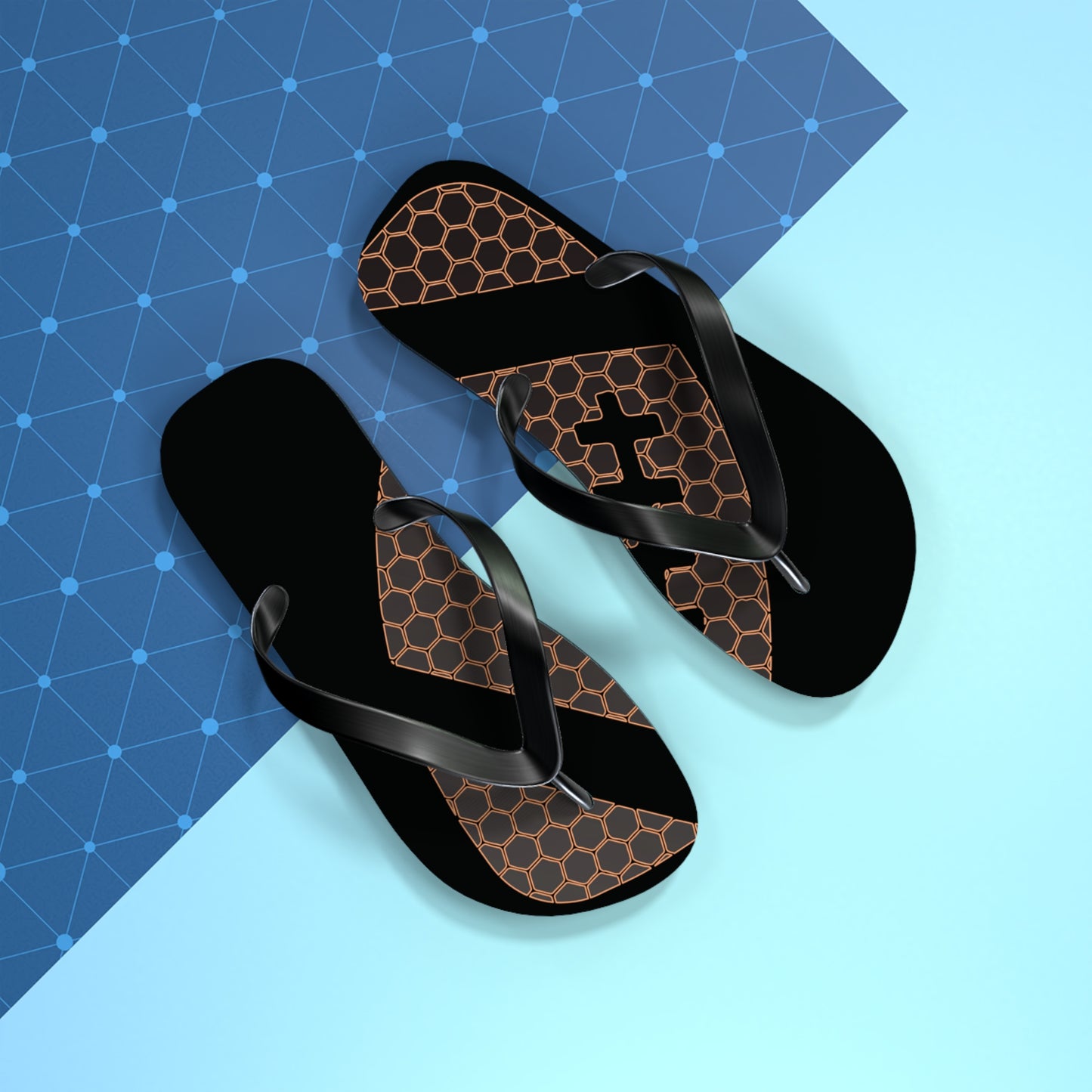 T5 Minimalist American Football Ball Flip-Flops for Men