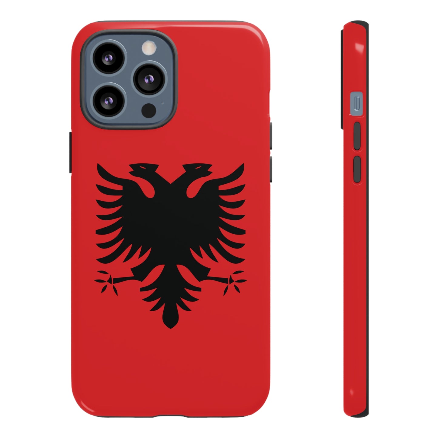 T5 Minimalist Albanian Flag Two Headed Eagle Smartphone Case