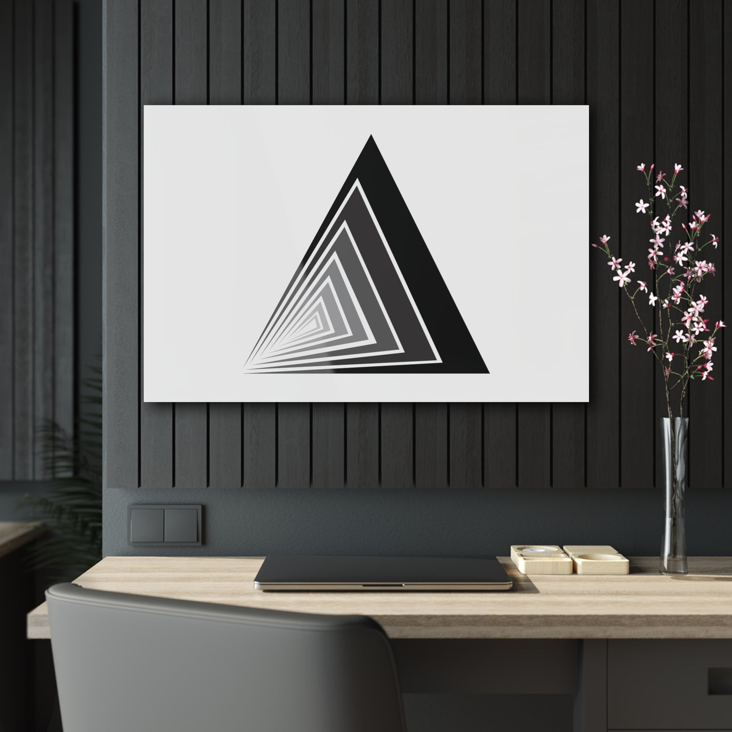 T5 Minimalist Expanding Shapes Acrylic Print