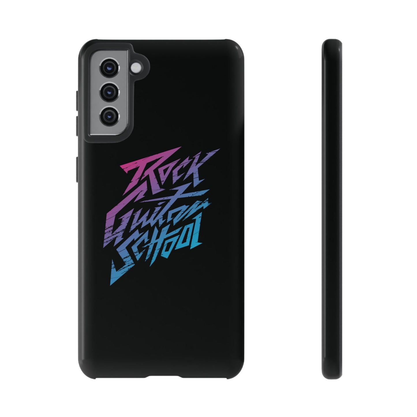 T5 Minimalist ROCK GUITAR SCHOOL Smartphone Case