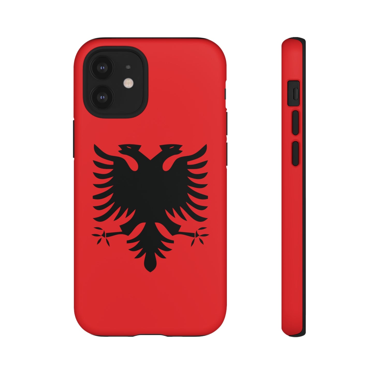 T5 Minimalist Albanian Flag Two Headed Eagle Smartphone Case