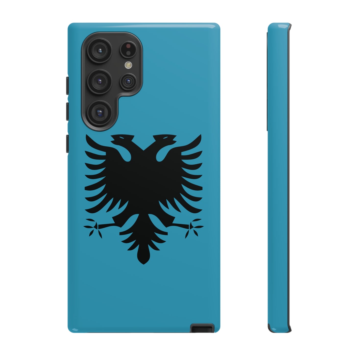 T5 Minimalist Albanian Flag Two Headed Eagle Smartphone Case