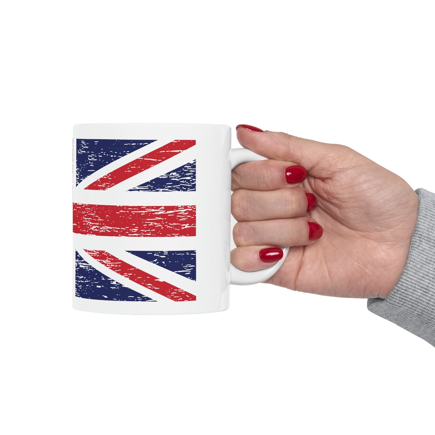 T5 Minimalist United Kingdom Flag Ceramic Coffee Mug