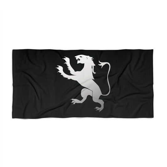 T5 Minimalist Spanish Lion Beach Towel for Men & Women