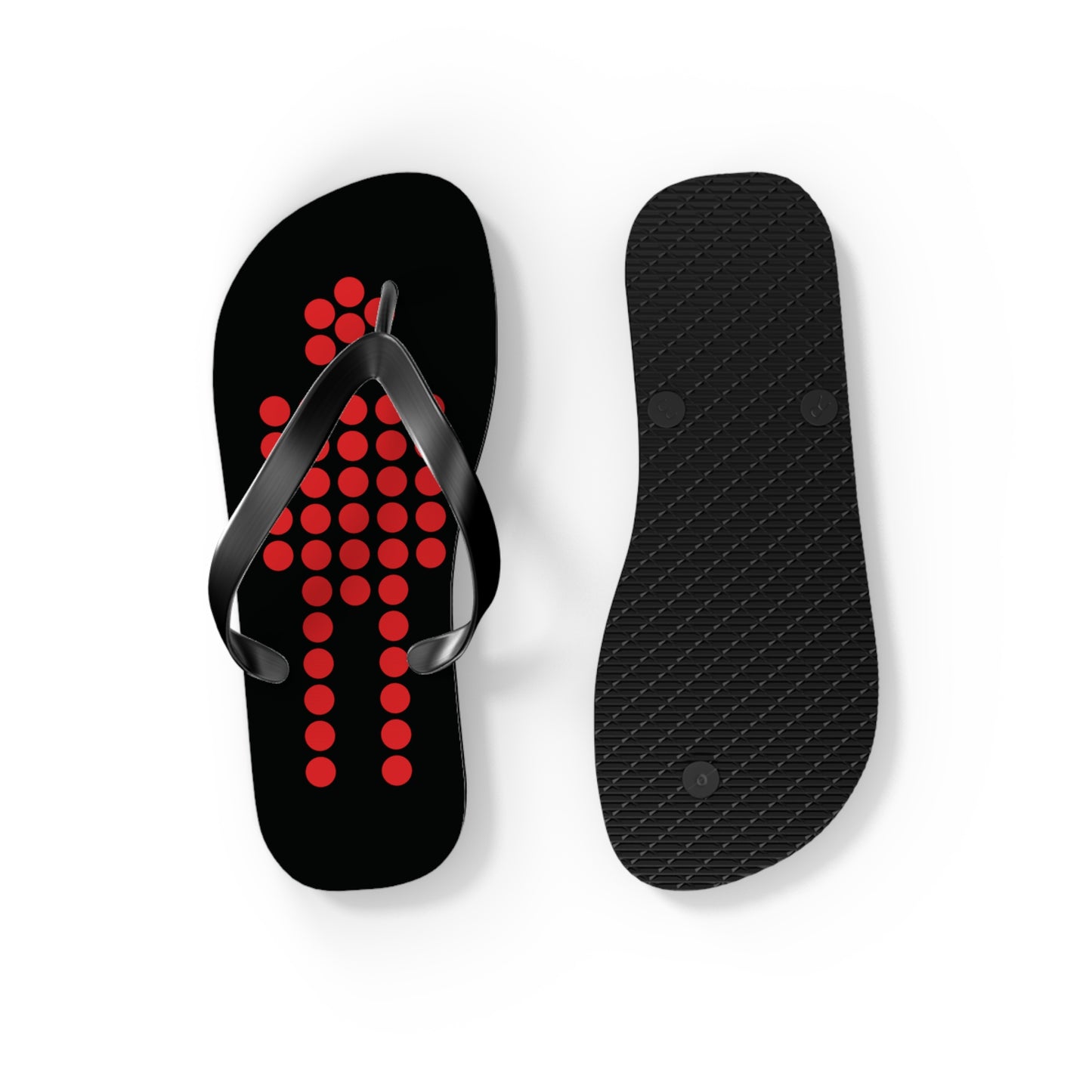 T5 Minimalist Pedestrian Stop Traffic Light Flip-Flops for Men & Women