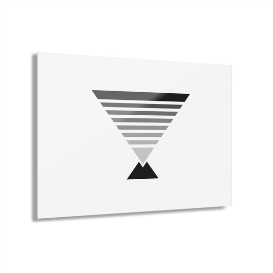 T5 Minimalist Inverted Pyramid Acrylic Print