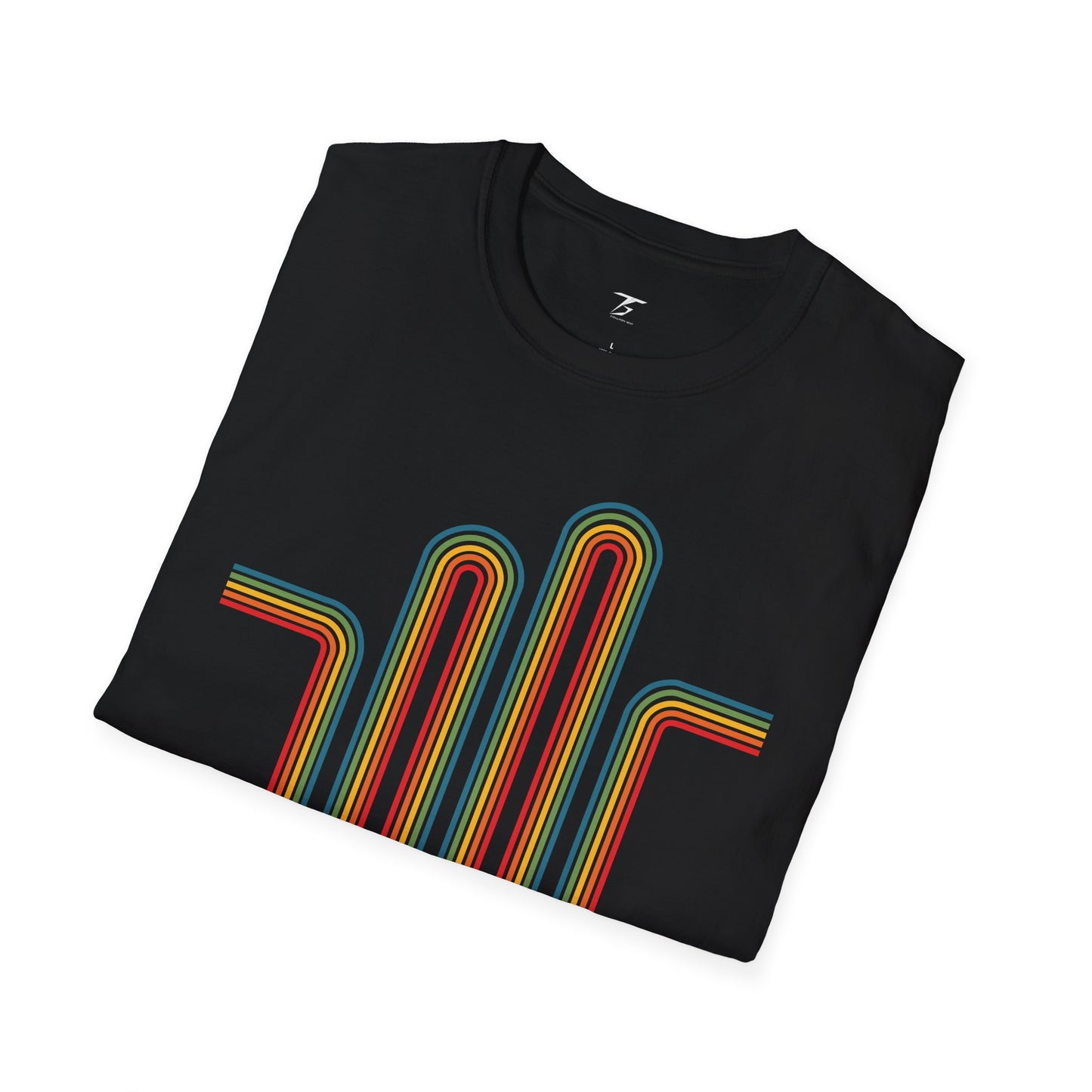 T5 Minimalist Colorful Track T-Shirt for Men