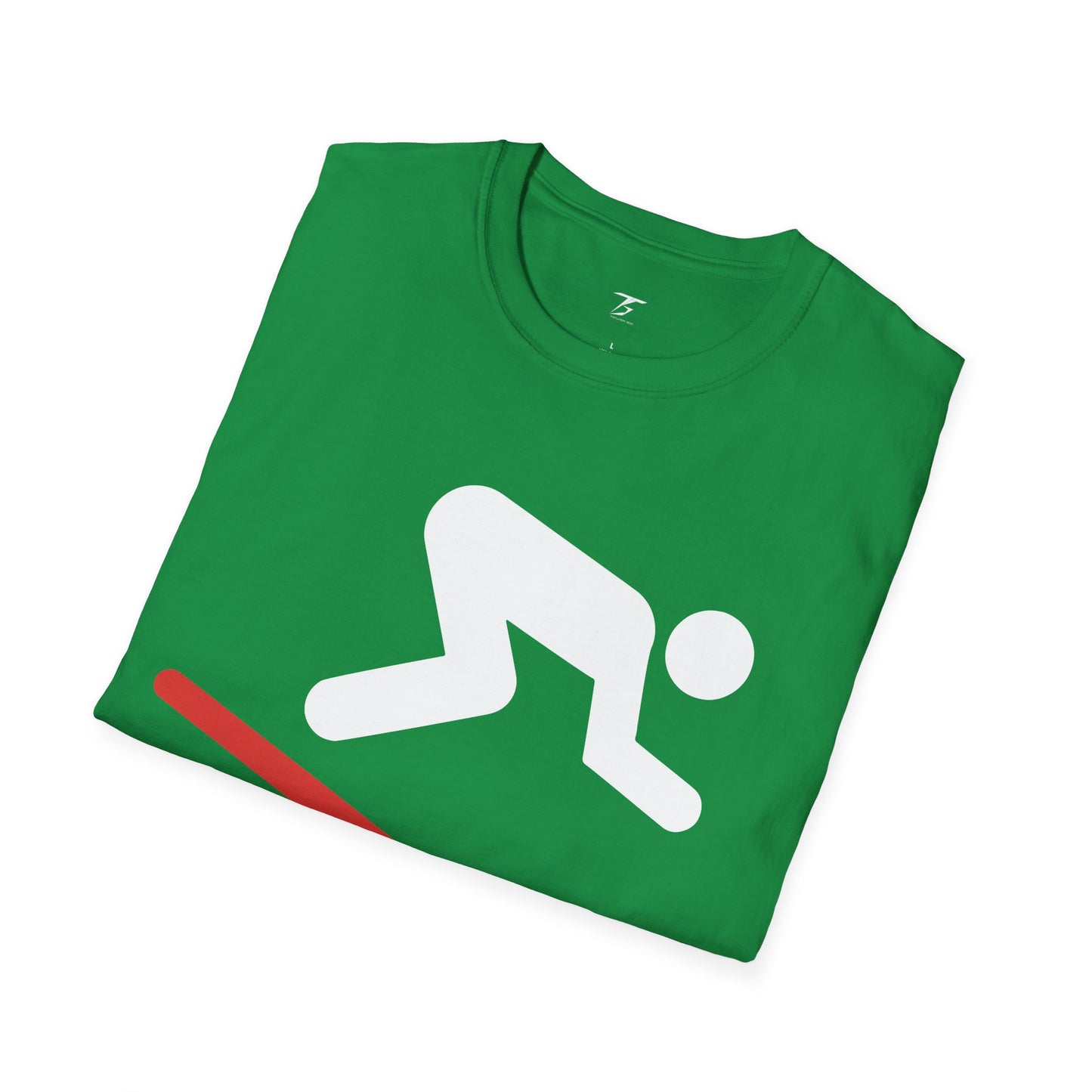 T5 Minimalist Skiing Sign T-Shirt for Men