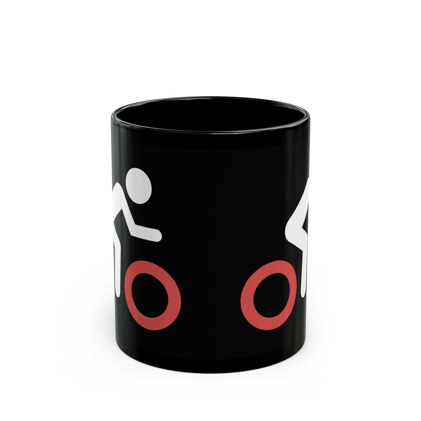 T5 Minimalist Cycling Sign Ceramic Coffee Mug