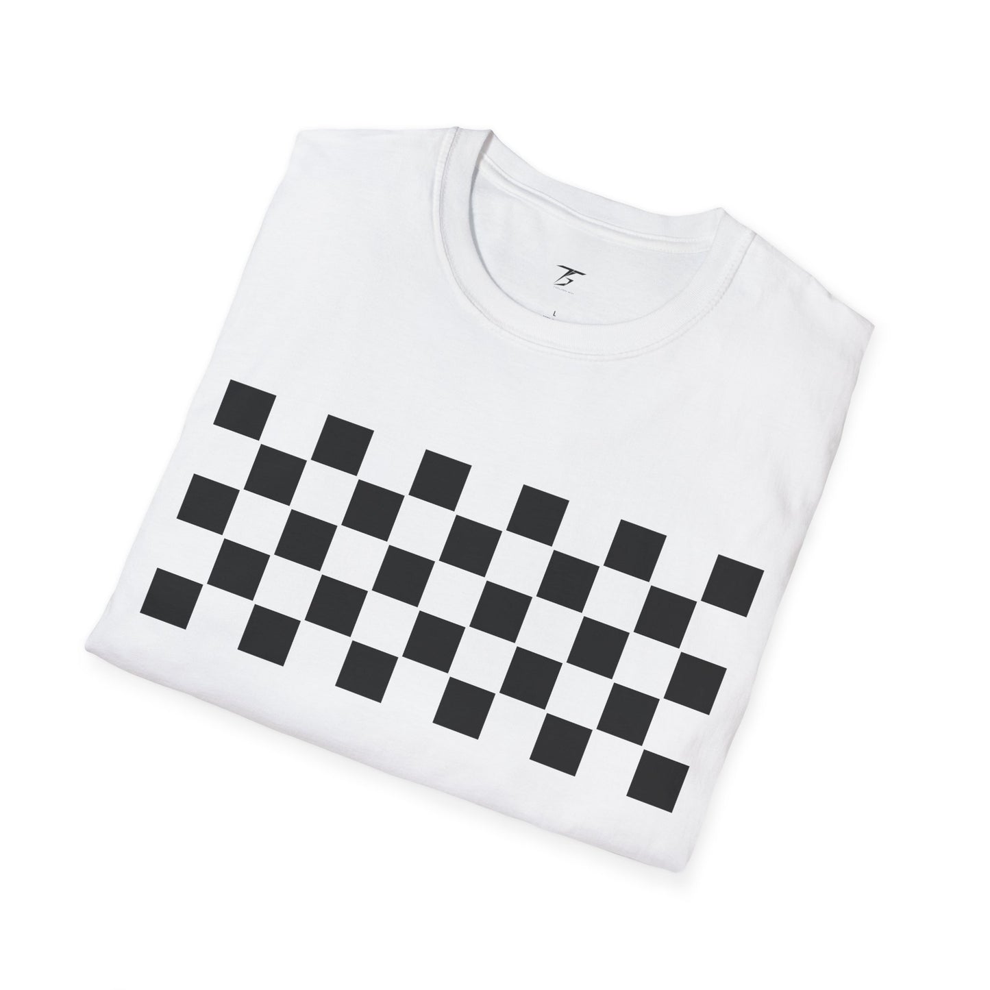 T5 Minimalist Racing Flag T-Shirt for Men