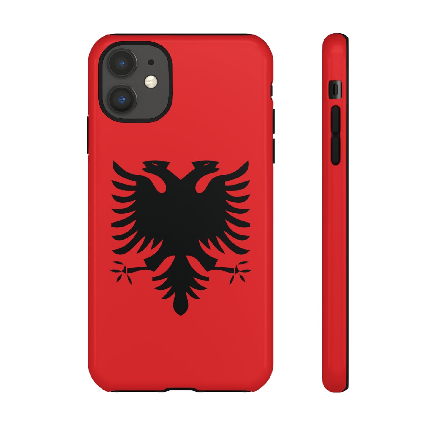 T5 Minimalist Albanian Flag Two Headed Eagle Smartphone Case