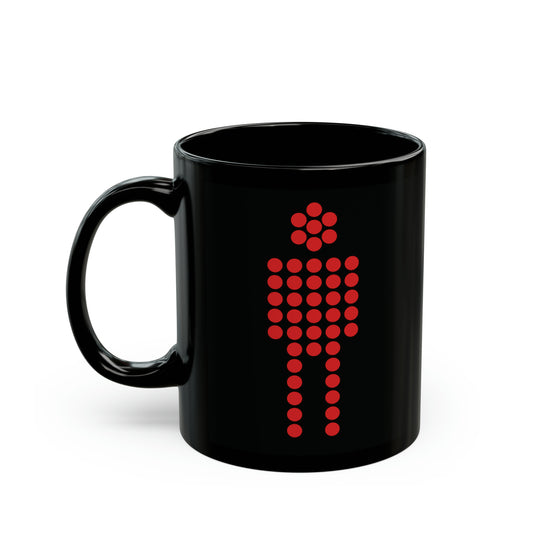 T5 Minimalist Pedestrian Stop Traffic Light Ceramic Coffee Mug