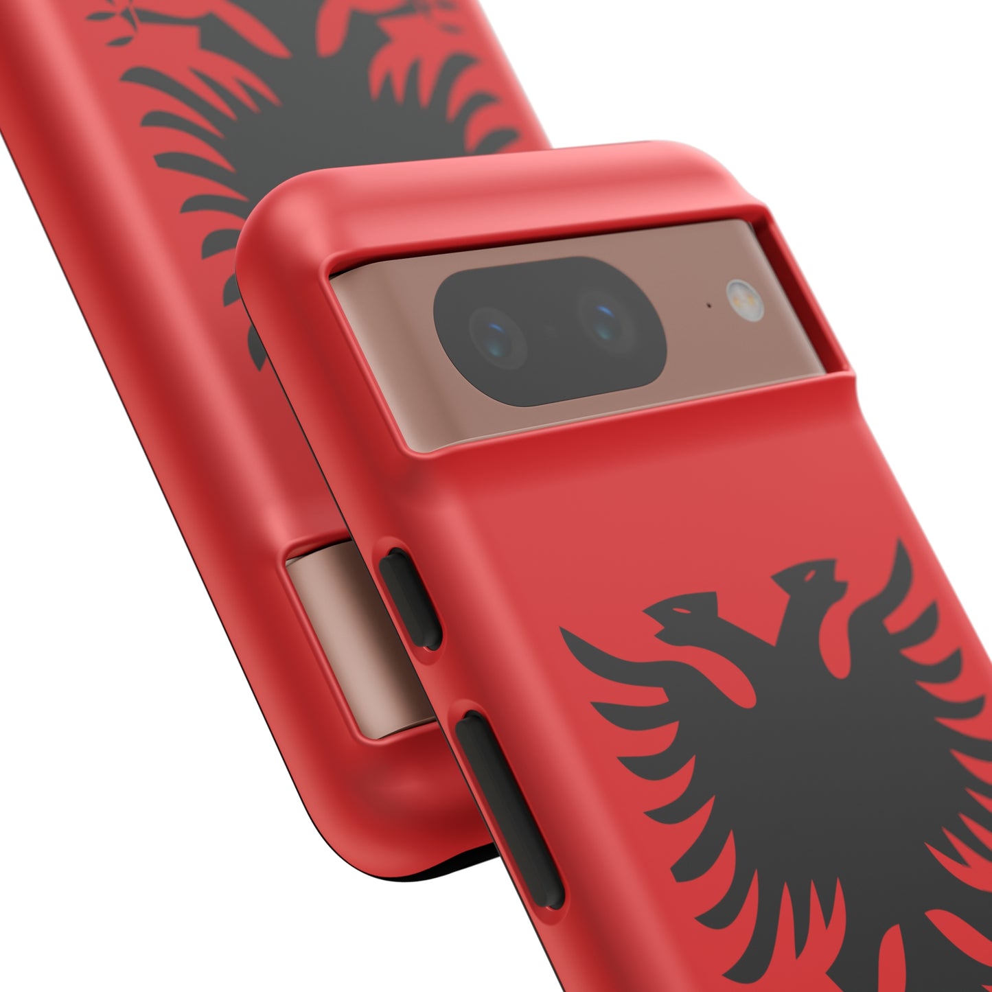 T5 Minimalist Albanian Flag Two Headed Eagle Smartphone Case