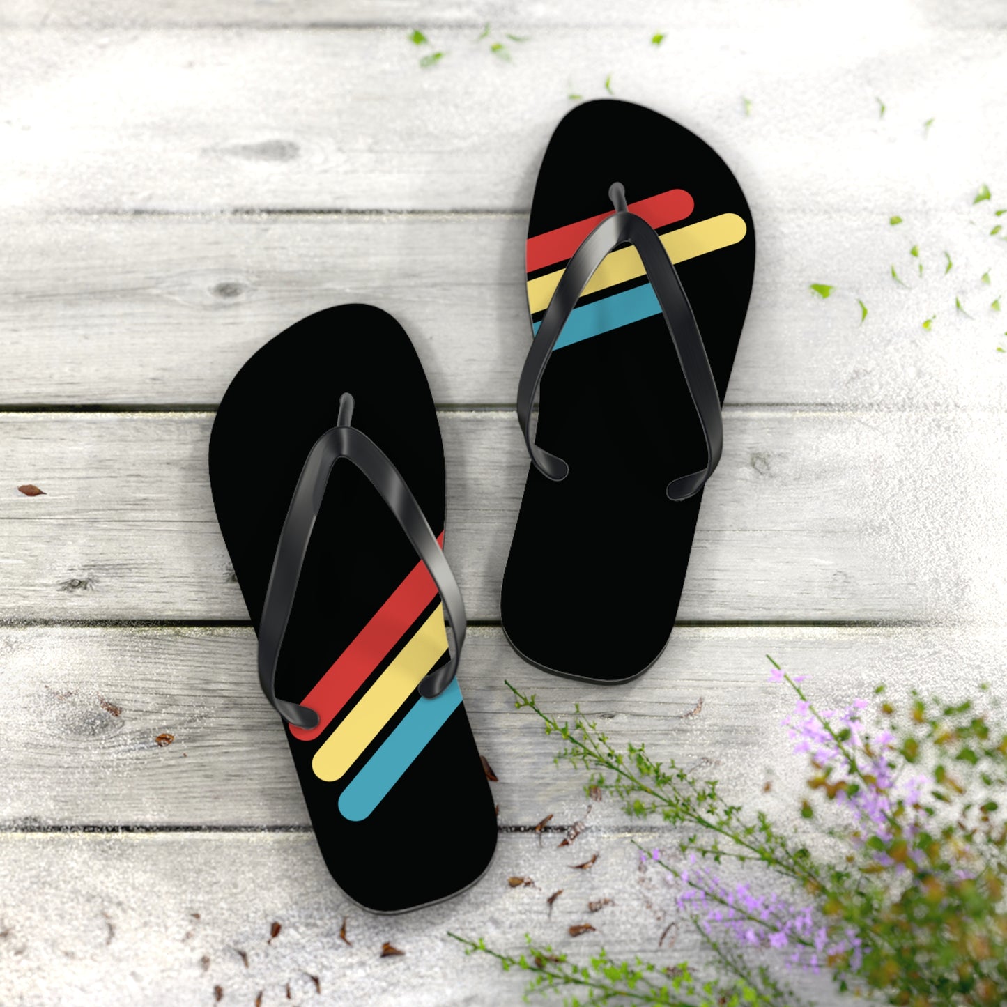 T5 Minimalist Color Bars Flip-Flops for Men