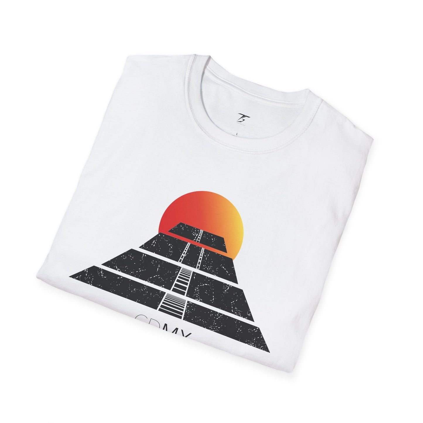 T5 Minimalist Pyramid of the Sun T-Shirt for Men