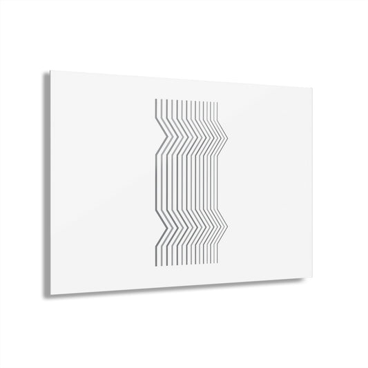 T5 Minimalist Broken Lines Acrylic Print