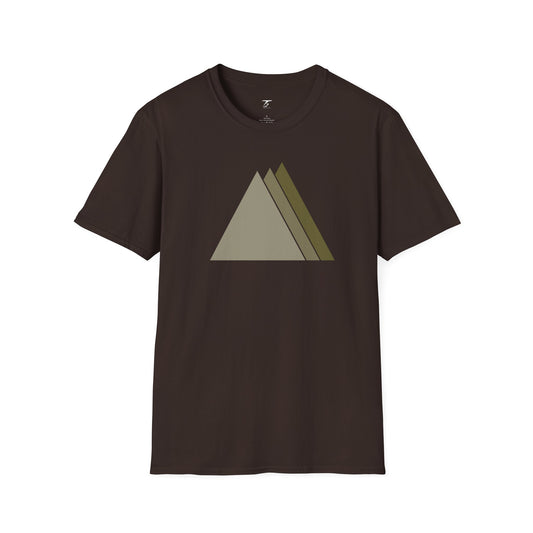 T5 Minimalist Ceramic Triangles T-Shirt for Men