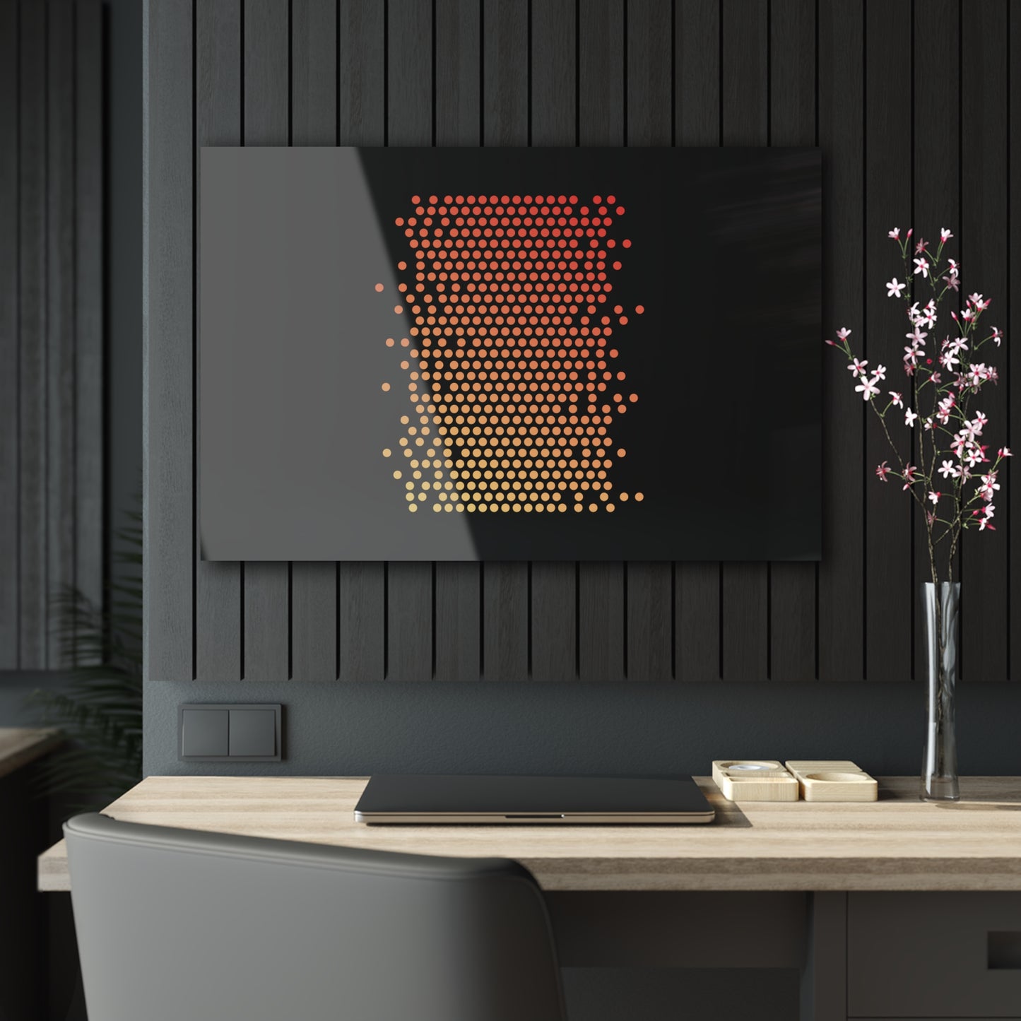 T5 Minimalist Dot Meeting Acrylic Print