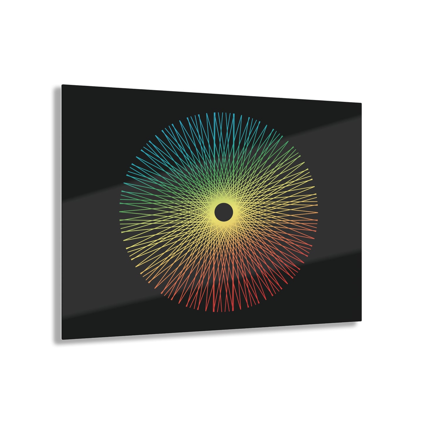 T5 Minimalist Color Web Acrylic Print