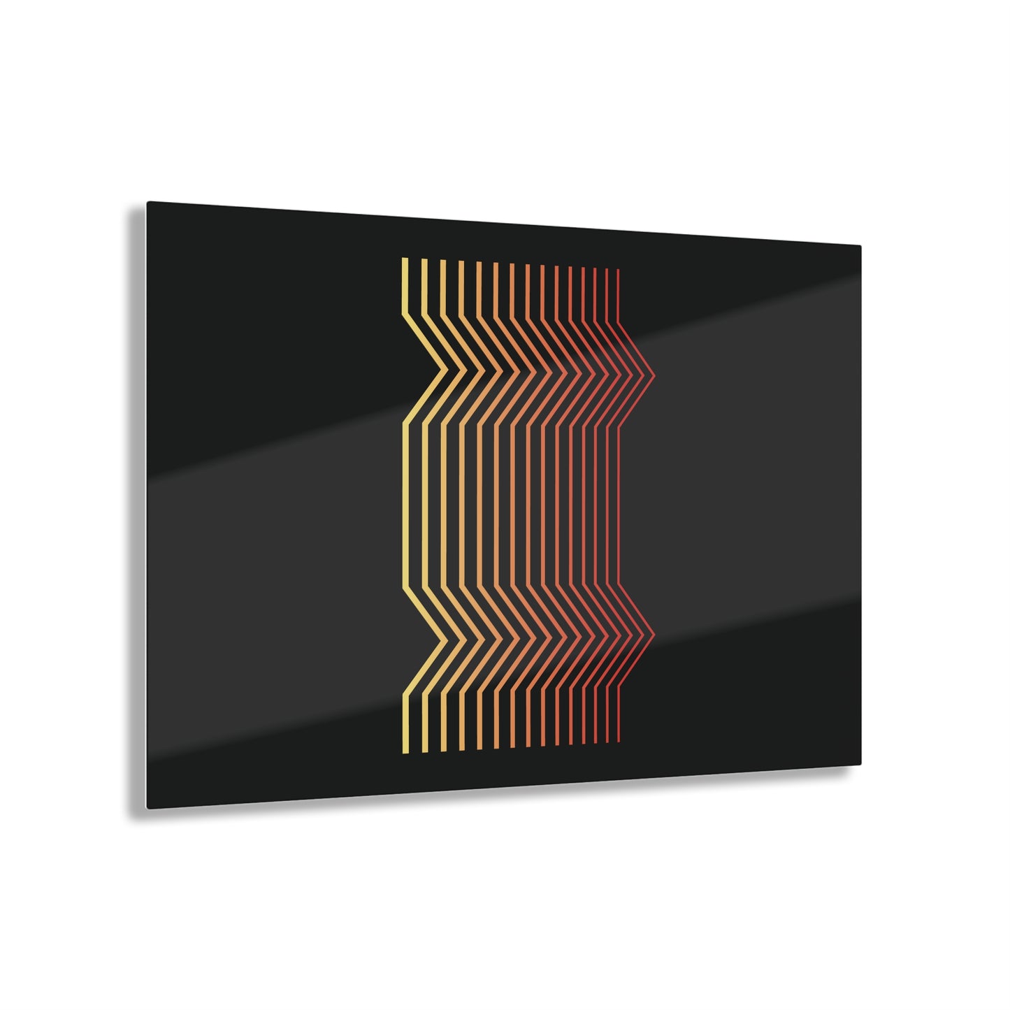 T5 Minimalist Broken Lines Acrylic Print