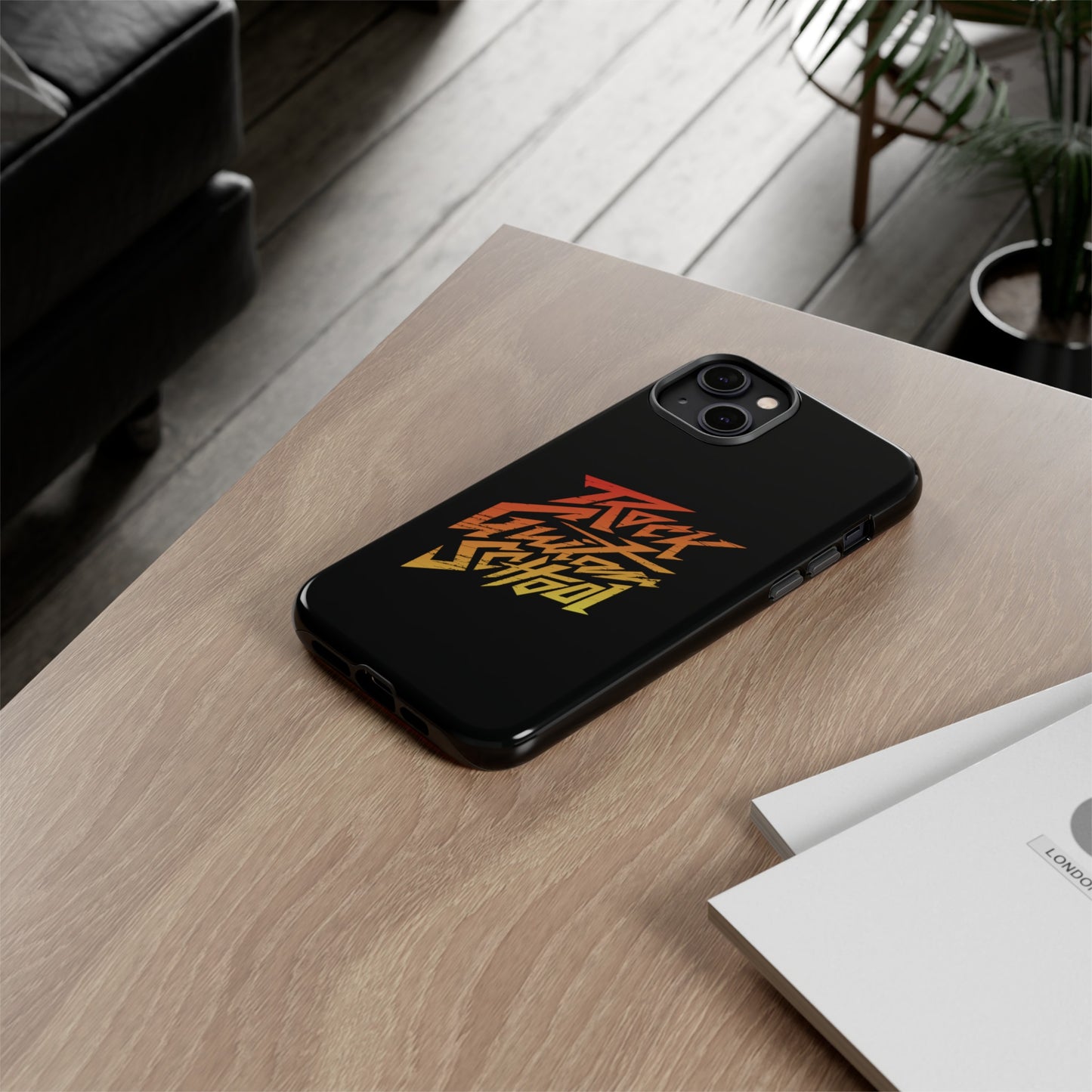 T5 Minimalist ROCK GUITAR SCHOOL Smartphone Case