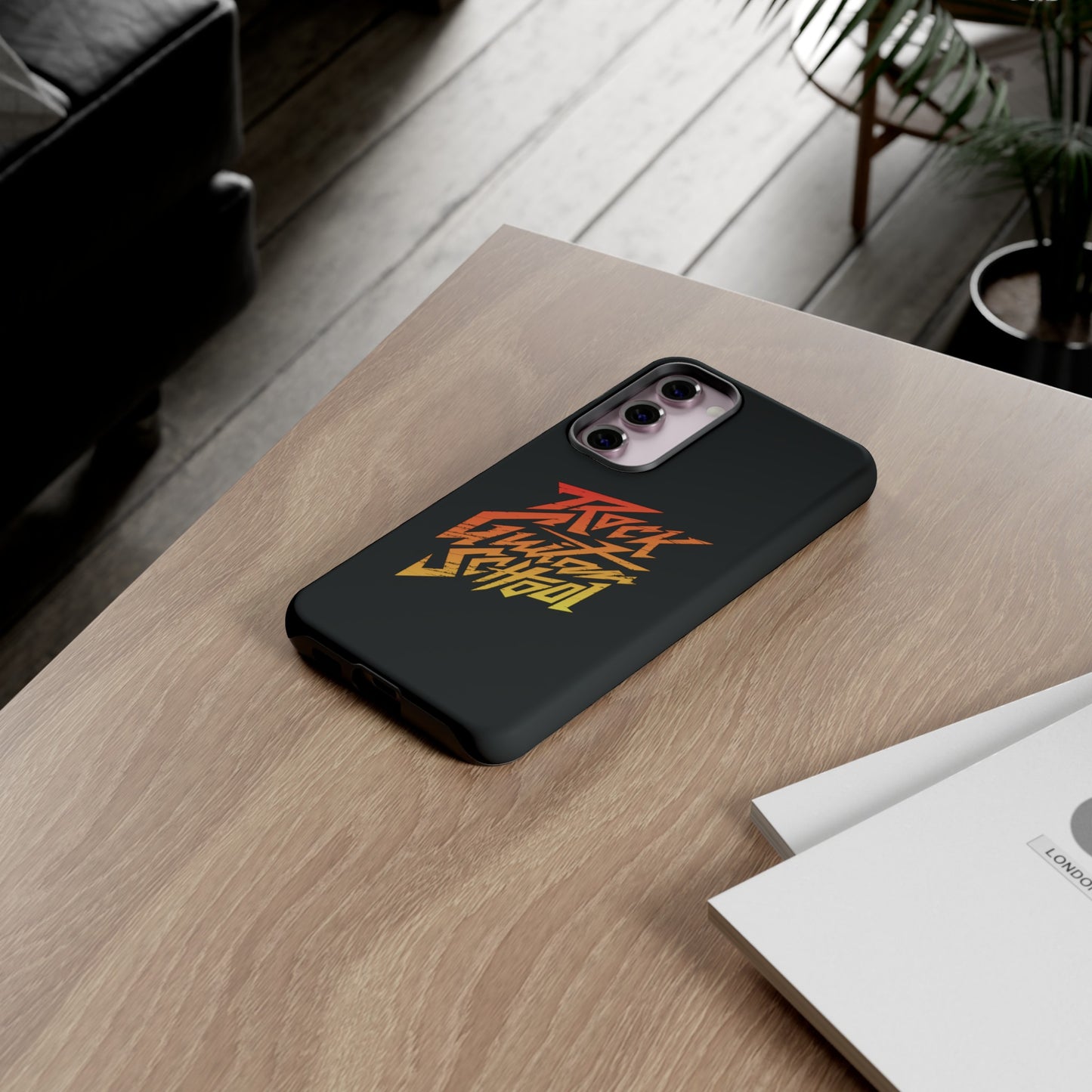 T5 Minimalist ROCK GUITAR SCHOOL Smartphone Case