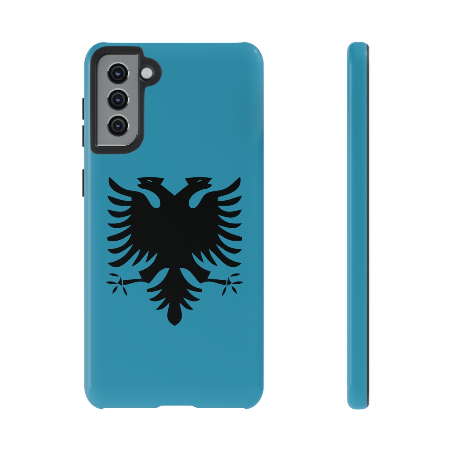 T5 Minimalist Albanian Flag Two Headed Eagle Smartphone Case