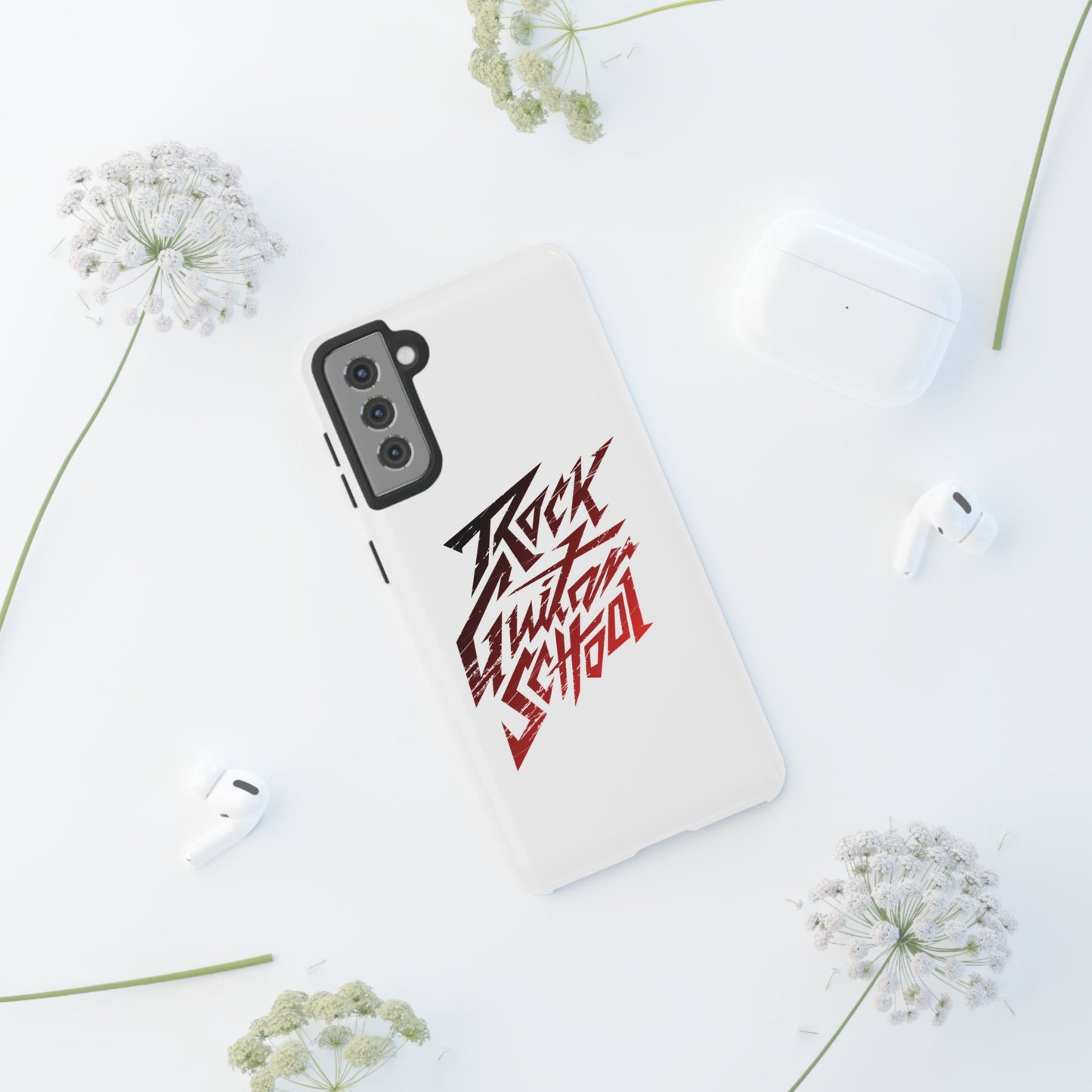 T5 Minimalist ROCK GUITAR SCHOOL Smartphone Case